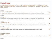Tablet Screenshot of blog.metrolingua.com